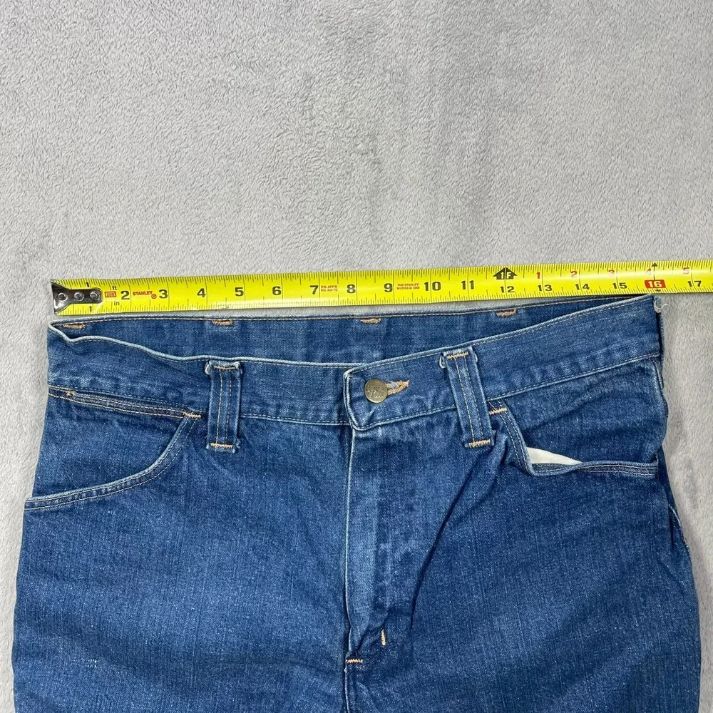 Sedgefield Bell Bottom Jeans Mens 33(32)x30(29) Blue Vintage 70s Flare USA Made